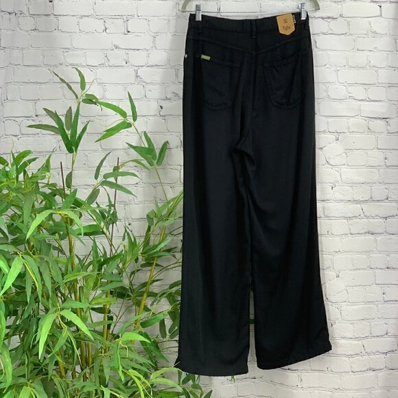 Pulp Women's Black Wide Leg Pants - Picture 2 of 7